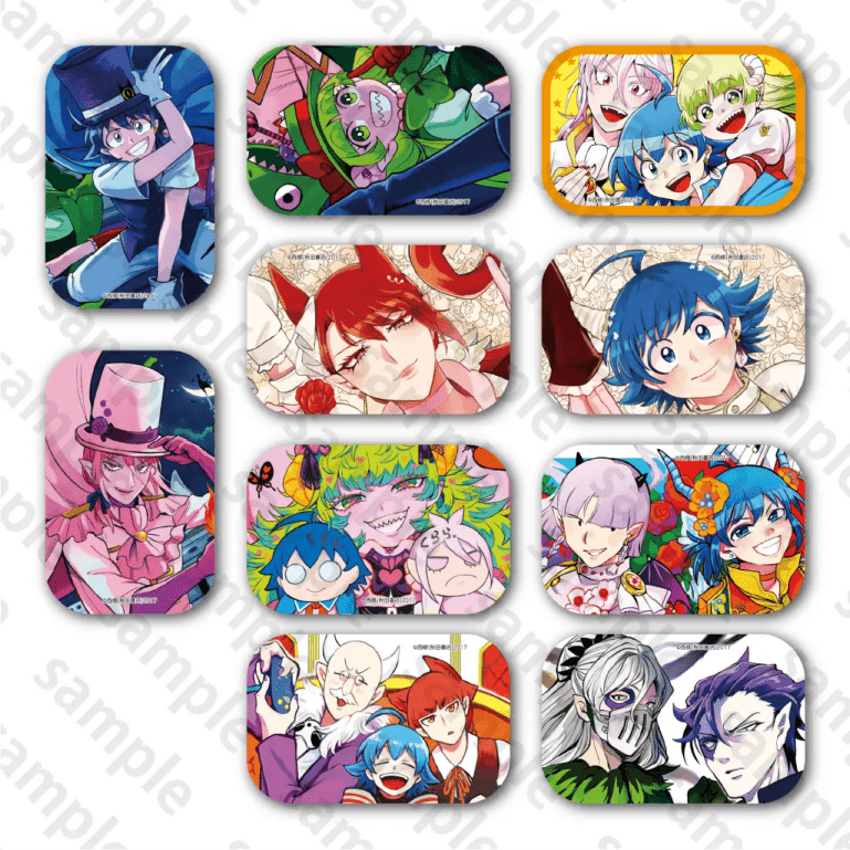 魔入りました！入間くん トレーディング長方形缶バッジC107 全10種