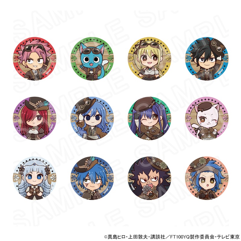 TVアニメ「FAIRY TAIL 100年クエスト」 ミニキャラ 缶バッジ