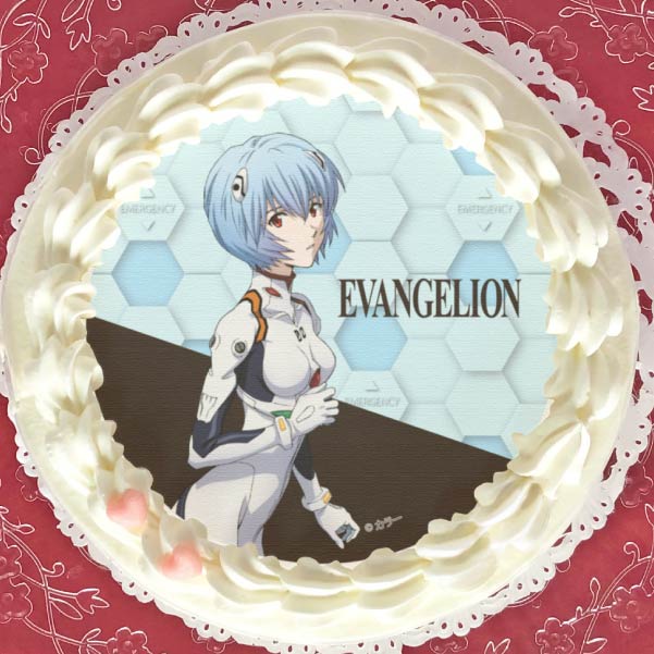 プリケーキ（綾波レイ）【特典缶バッジ付き】[エヴァンゲリオン