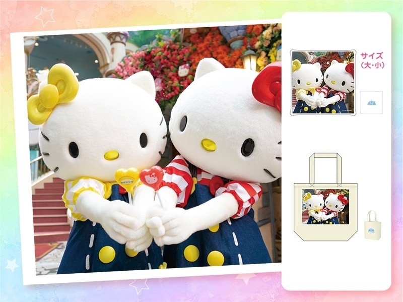 推しキャラ工房】キティ・ミミィ おそろい 【ハンドタオル・キャンバス