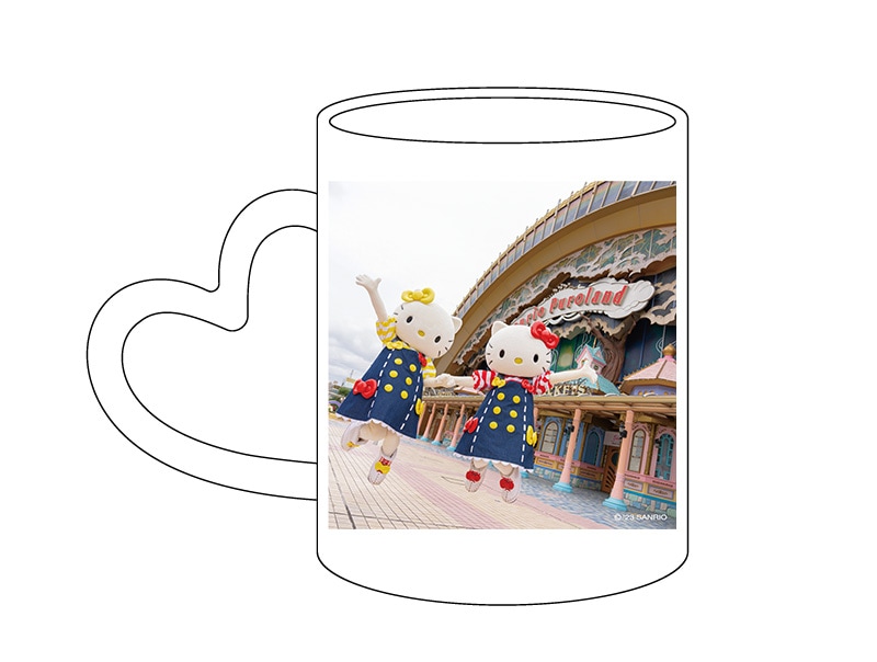 推しキャラ工房】キティ・ミミィ ジャンプ 【ハンドタオル・キャンバス