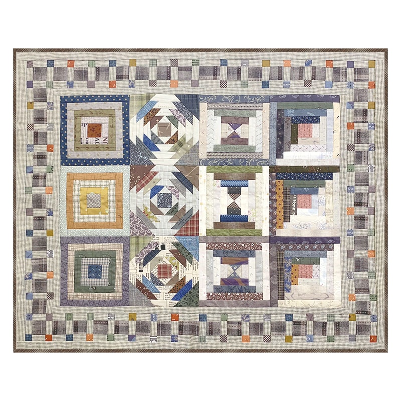ログキャビンのサンプラーキルト 4 | すべての商品 | キルトパーティ