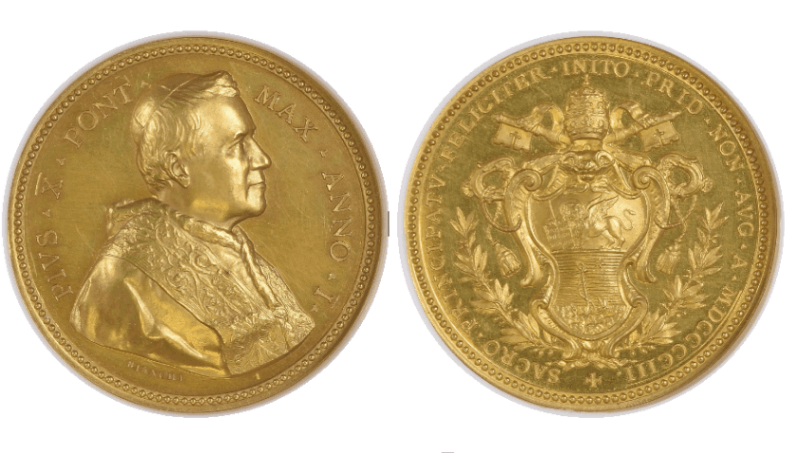 MS62～MS61】1903年〜1908年 イタリア バチカン ローマ教皇ピウス10世