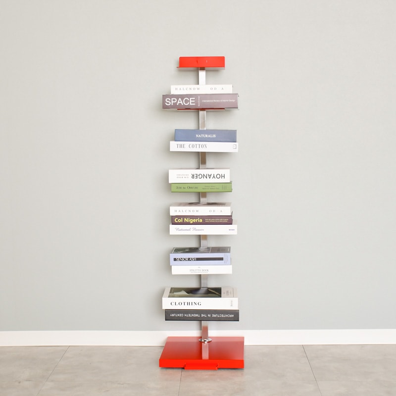 Tsum dock ブックタワー【隠しキャスター付・ハイタイプ8段