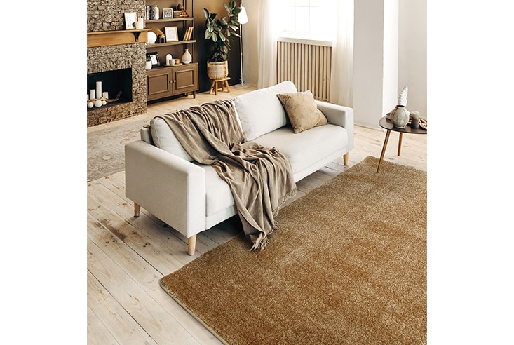 ラグ prevell プレーベル ジェイド ラグ (ブラウン)｜モダンインテリア