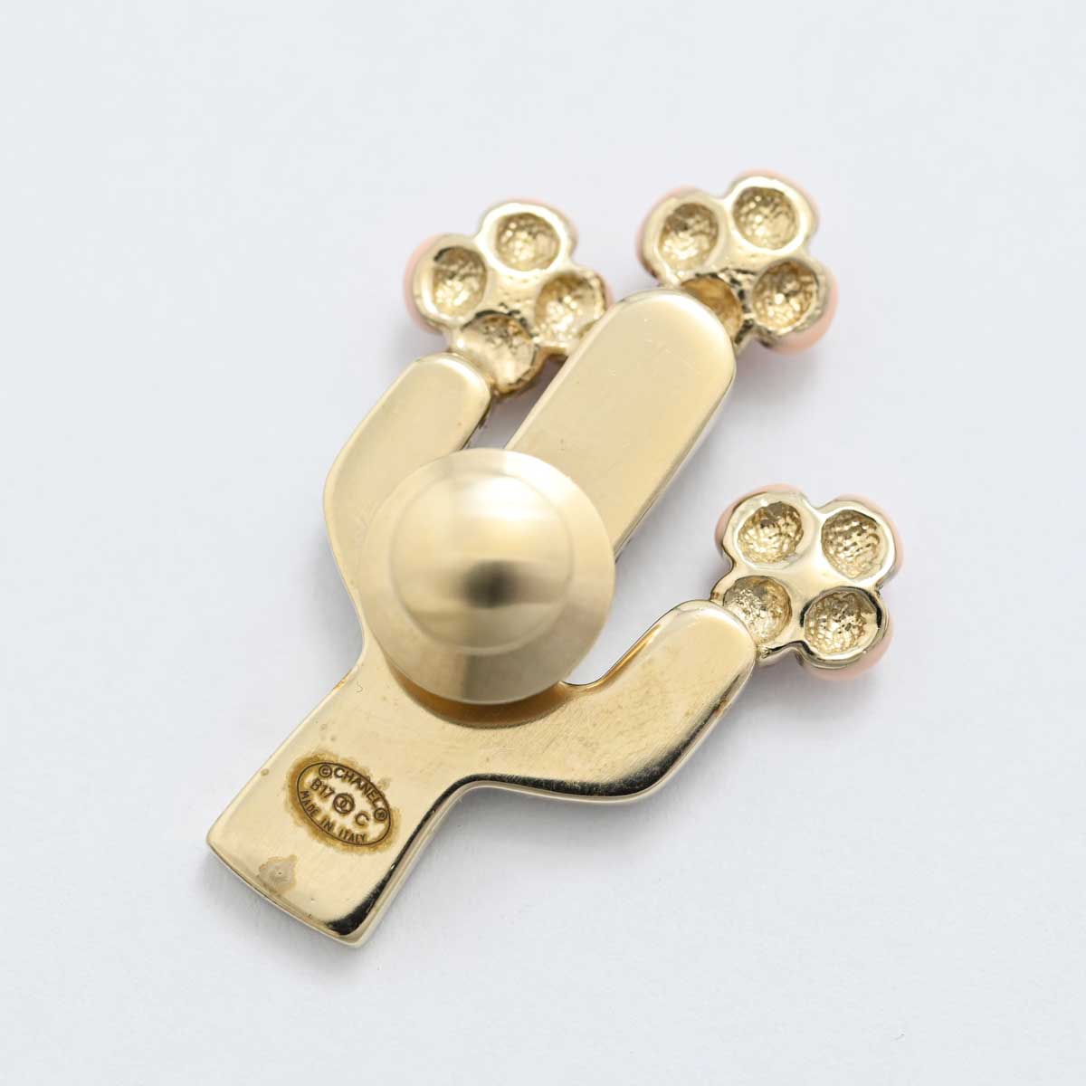 シャネル CHANEL サボテン ピンブローチ カメリア ココマーク フェイク