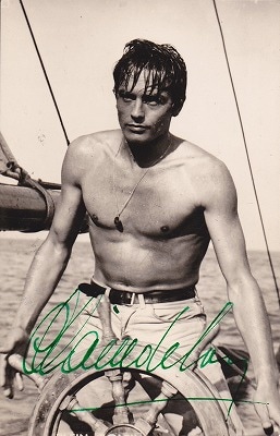 アラン・ドロン 直筆オートグラフ | オートグラフ（直筆サイン）,男優