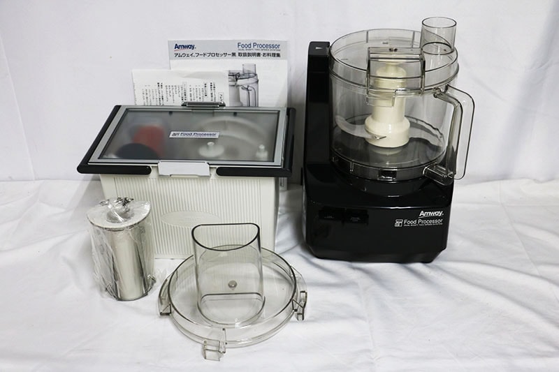 新品2024年購入 Amway アムウェイ 黒色 フードプロセッサー セット