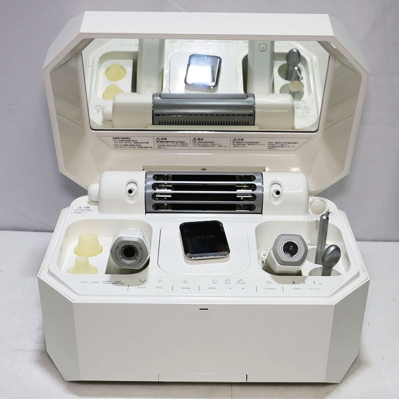 SAQINA サキナ 美顔器 クリーン機能付き ノンファンデ スチーム 累計