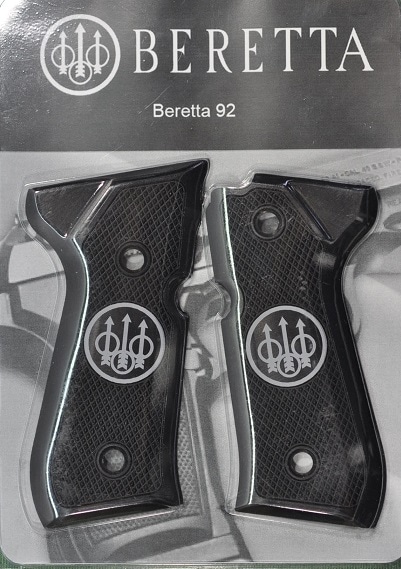 Beretta 実物 グリップ アルミ CNC製 M92F用 JGALU92BLK-21800 | 東京