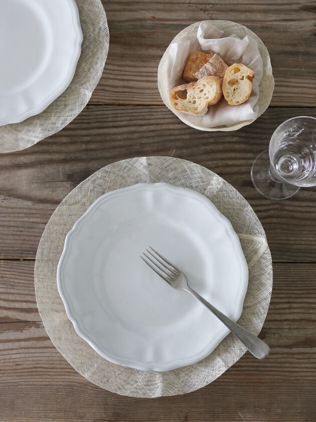 Fiorira un GiardinoアンダープレートFRILLホワイト フィオリラウン