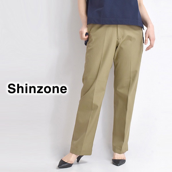 THE SHINZONE シンゾーン HIGH WAIST CHINO PT ハイウエストチノパンツ