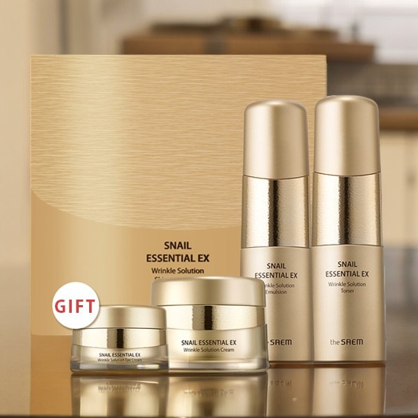 the saem]ザセム スネイル エッセンシャル EX スキンケア 3種セット