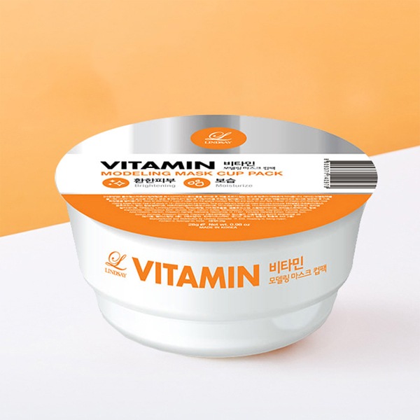 LINDSAY]リンゼイ モデリングマスクカップパック ビタミン28g/韓国