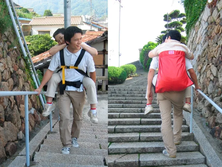 おんぶらっく (※安全背負い具・介護補助具・おんぶ補助具) 全2サイズ