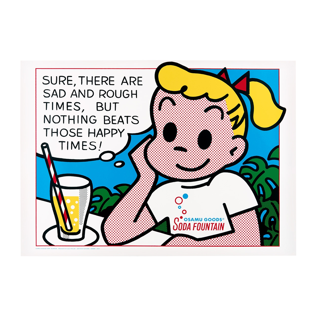 ソーダファウンテン・シルクスクリーンポスターB2 | すべての商品