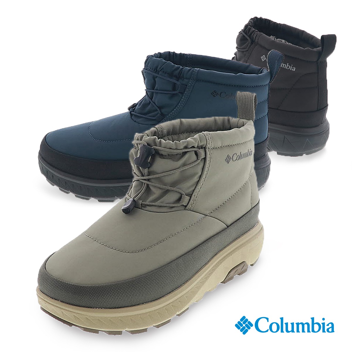 コロンビア イエローテイル ショーティー 防水 ショートブーツ メンズ