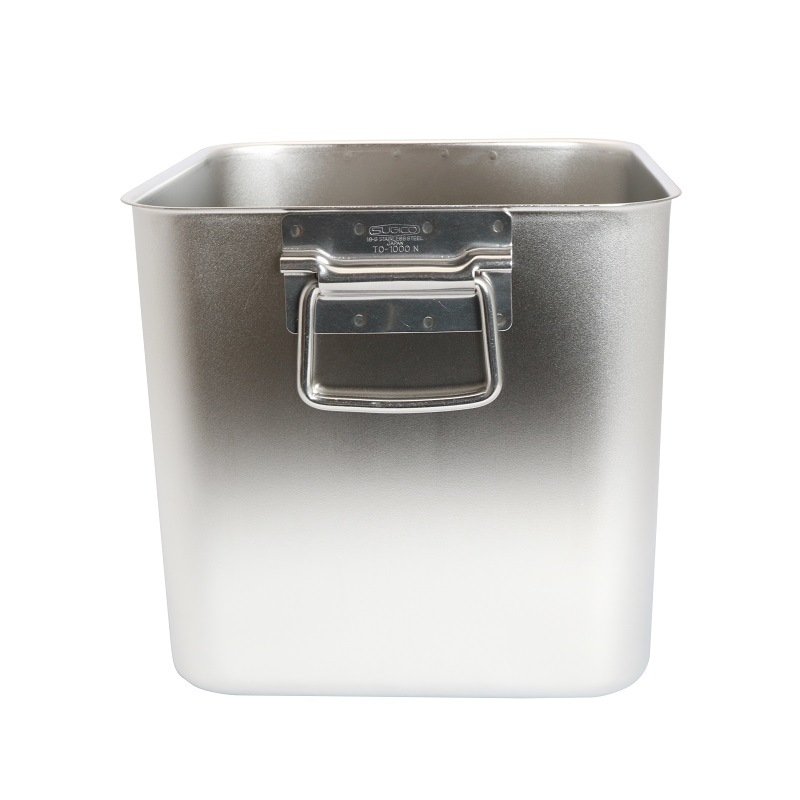 HACCP】18-8 深型角キッチンポット 目盛・手付 27.0L SH-4230D