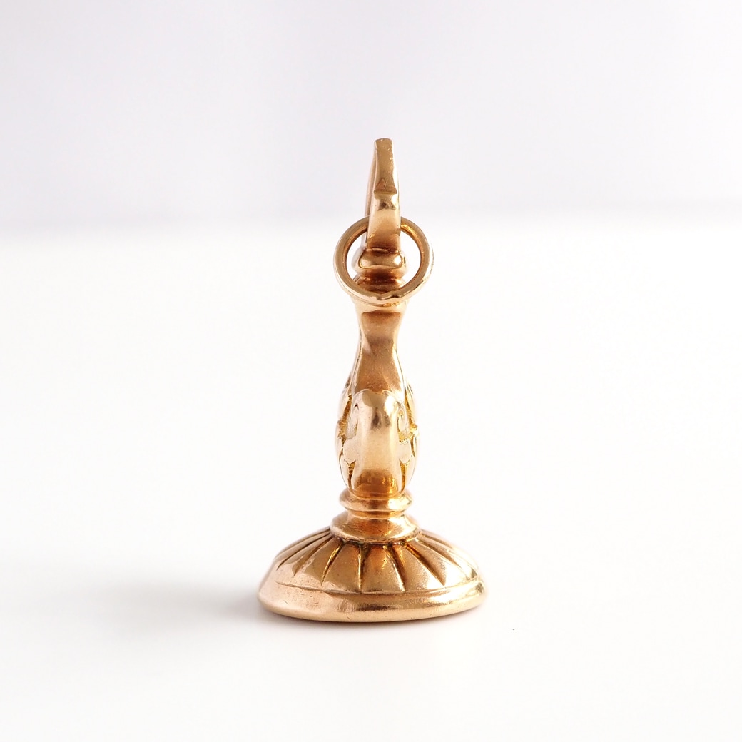 アンティークジュエリー アンティークネックレス カーネリアン 鹿