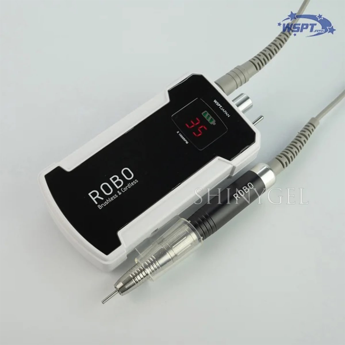 在庫処分】WSPT JAPAN：ネイルマシン ROBO（ロボ） 充電式 35000rpm