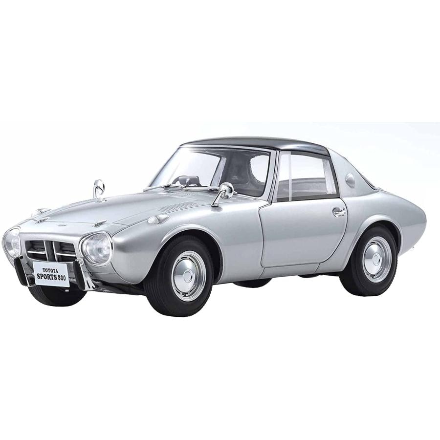 京商 samurai 1/18 トヨタ スポーツ 800 シルバー 完成品 KSR18043S