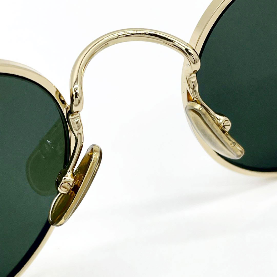 CELINE セリーヌ サングラス ボストン型 グリーン ゴールド CL40100U