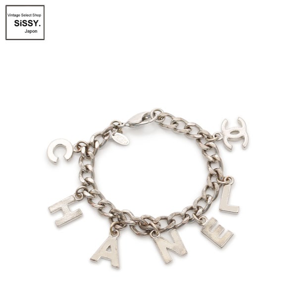 □シャネル□ ロゴ ブレスレット シルバー 05V 【CHANEL