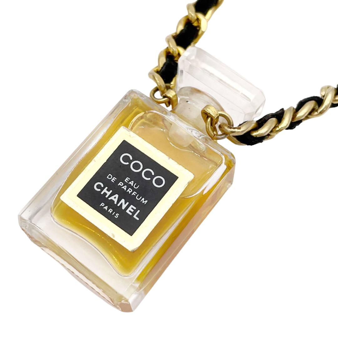 CHANEL シャネル チェーンネックレス COCO 香水 パフューム ミニボトル