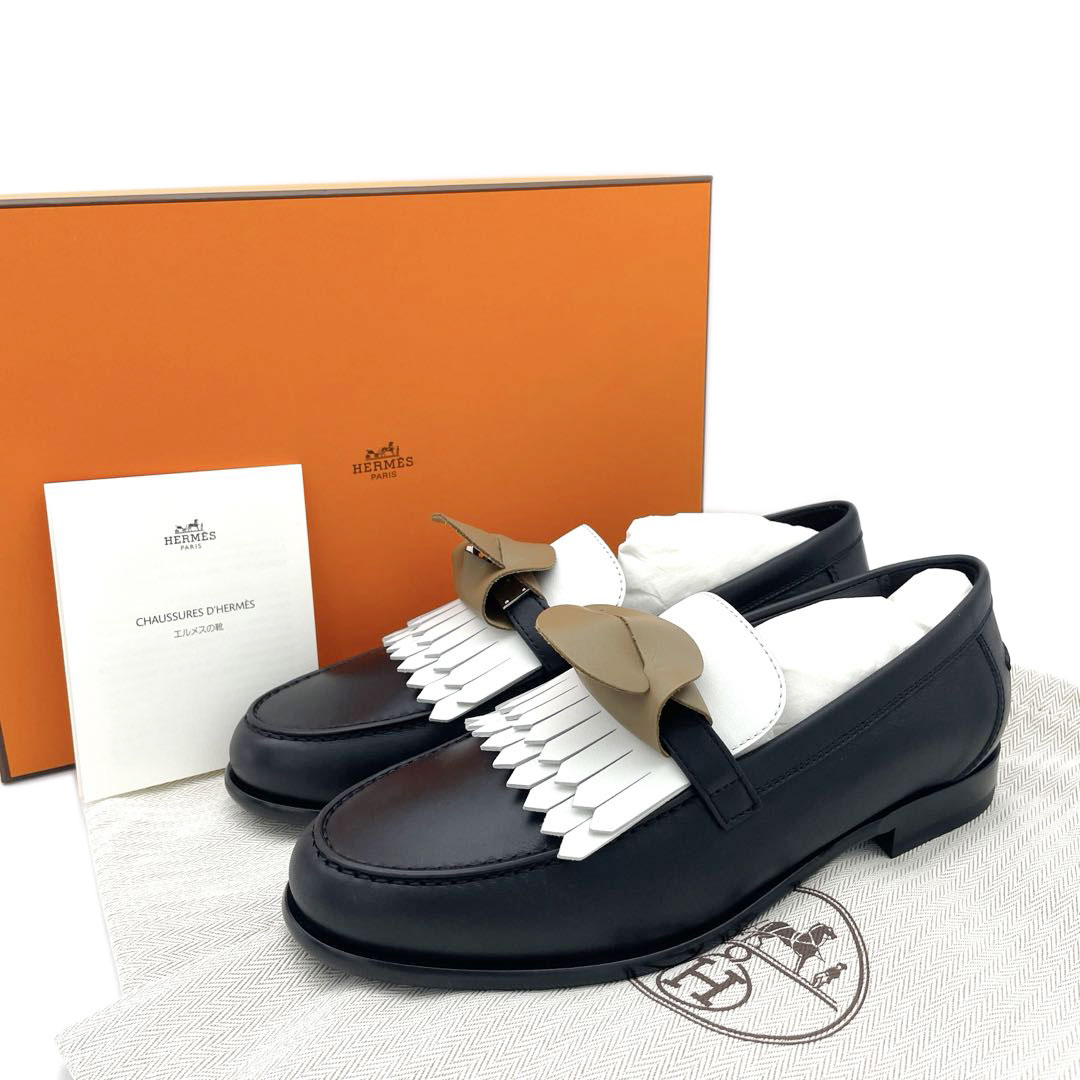 HERMES エルメス モカシン デスタン ローファー ケリーバックル