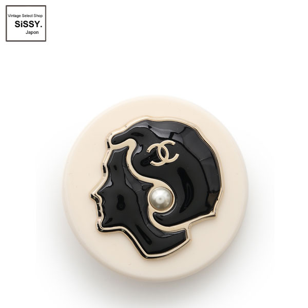 □シャネル□ ココマーク マドモアゼル ブローチ フェイクパール