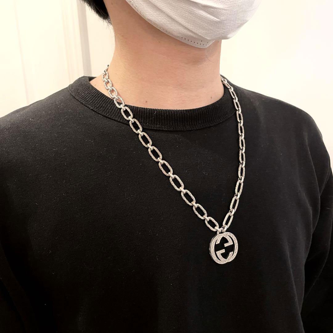 GUCCI グッチ ネックレス インターロッキングG ラージチェーン