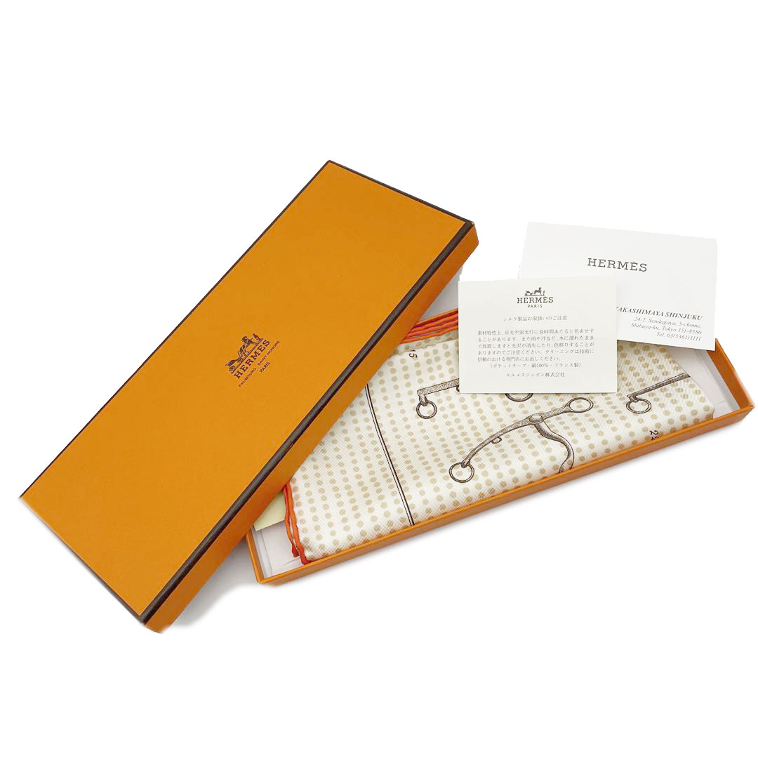 HERMES エルメス スカーフ カレ45 プチカレ ガヴロッシュ 『MORS DE