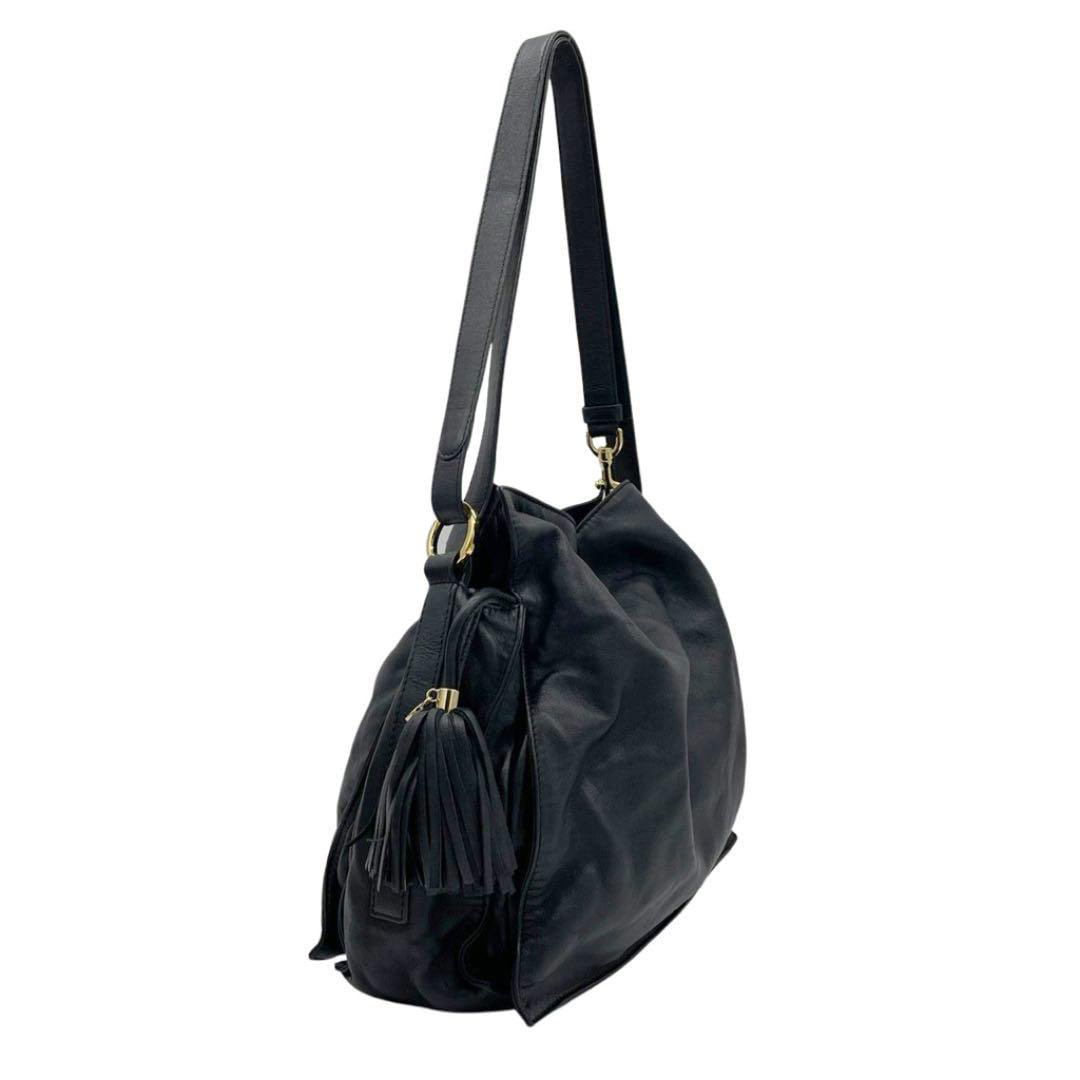 LOEWE ロエベ フラメンコ30 巾着 ショルダーバッグ タッセル フリンジ