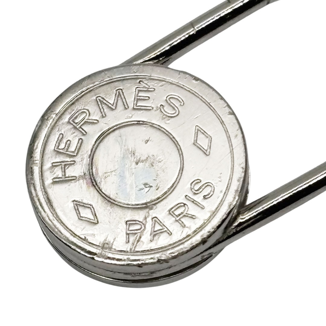 HERMES エルメス セリエ ピンブローチ 安全ピン シルバー