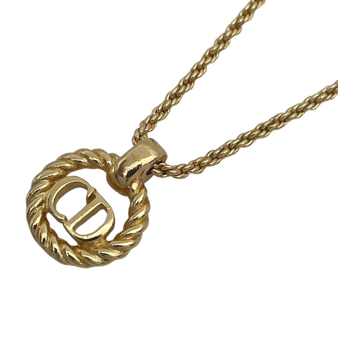 Christian Dior クリスチャンディオール ネックレス CDロゴ