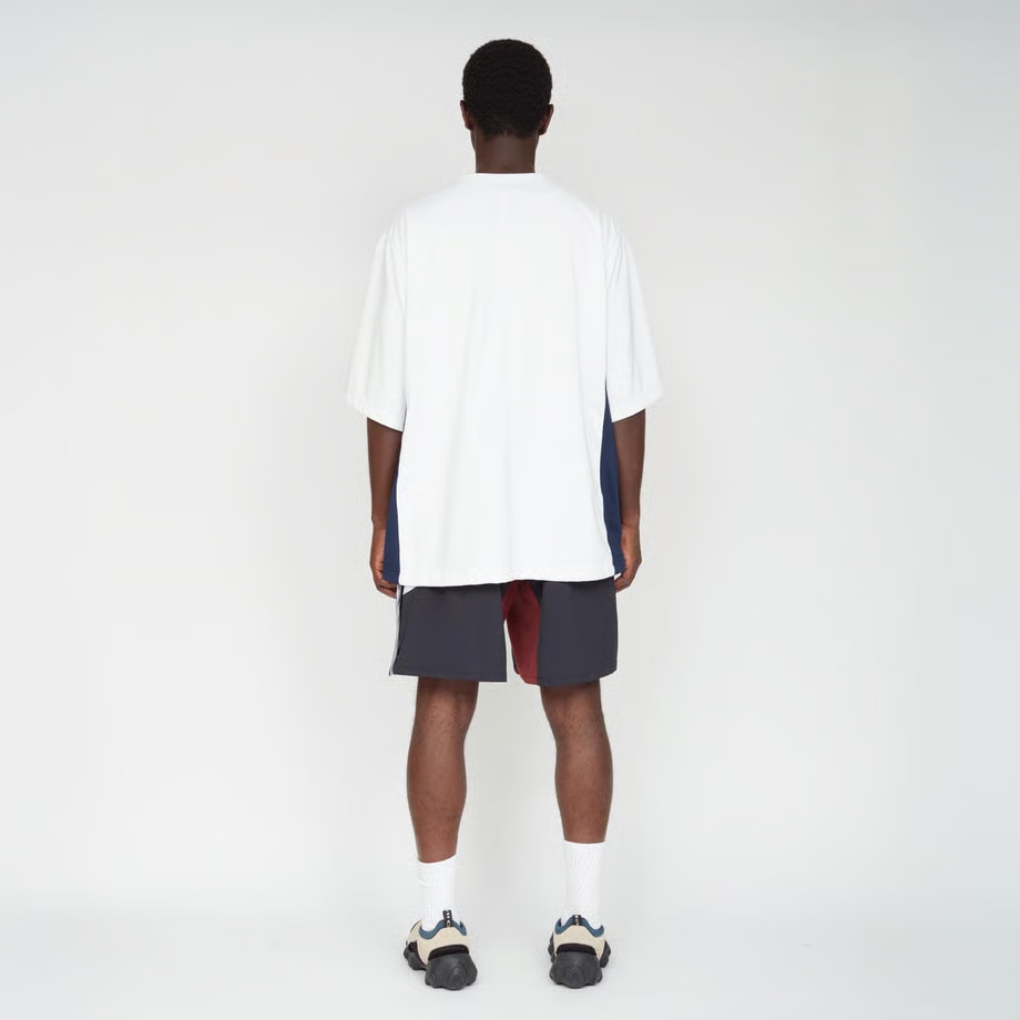 UNTRACE アントレース _168 ベンチレーションTシャツ ホワイト×ダーク