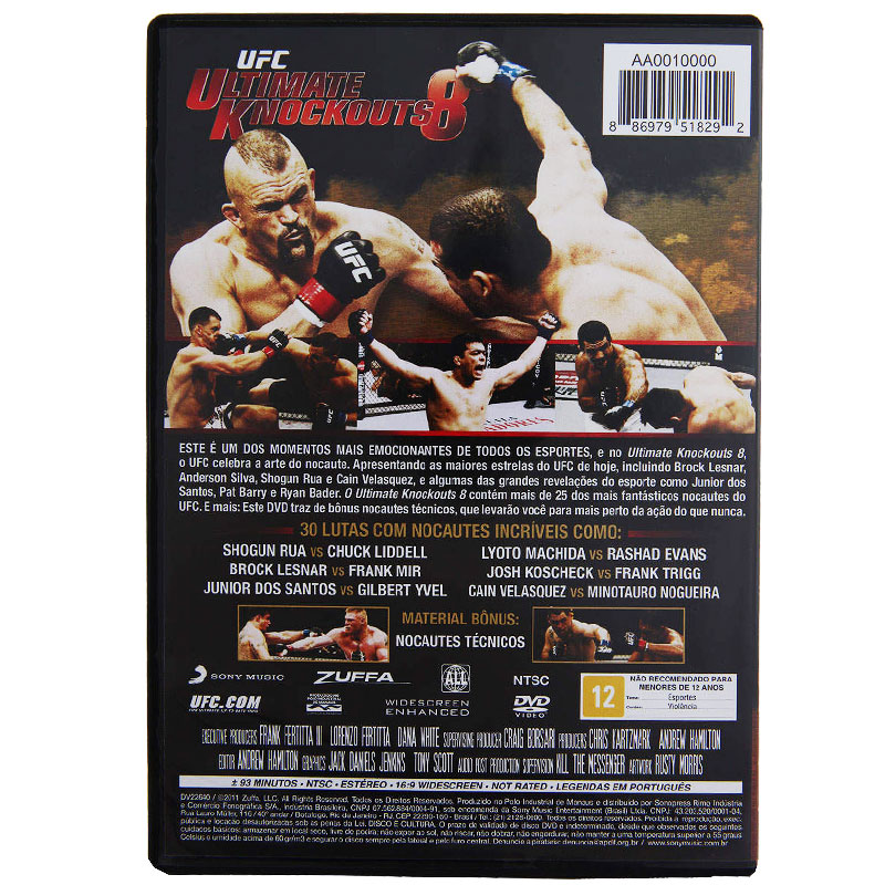 UFC DVD総合格闘技【ULTIMATE KNOCKOUTS 8】ショウグン、ミノタウロ