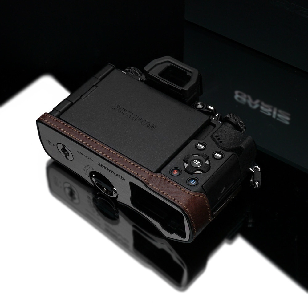 GARIZ OLYMPUS OM-D E-M5 Mark II用 本革カメラケース XS-CHEM5IIABR
