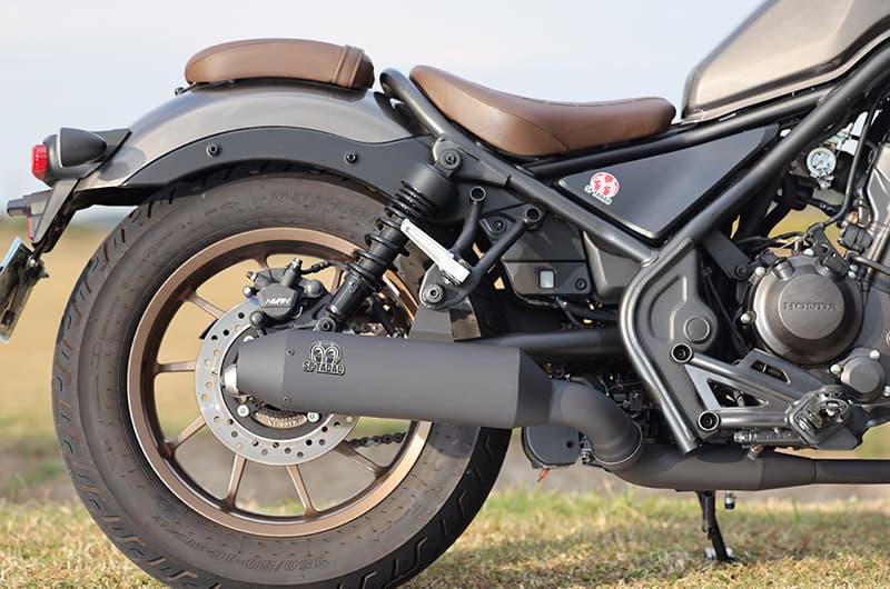 23-レブル250/S Edition/Eクラッチ｜POWERBOXサイレンサー カスタム