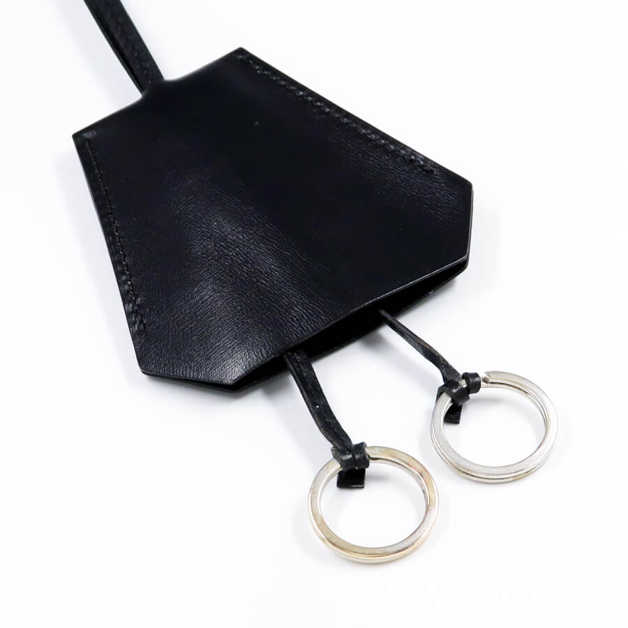 エルメス クロシェット ブラックレザーネックレス マルジェラ期 1998年