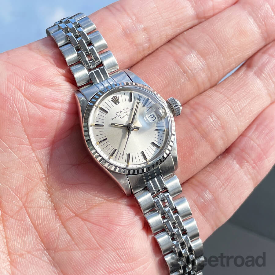 ロレックス オイスターパーペチュアルデイト Ref.6517 ロングメモリ