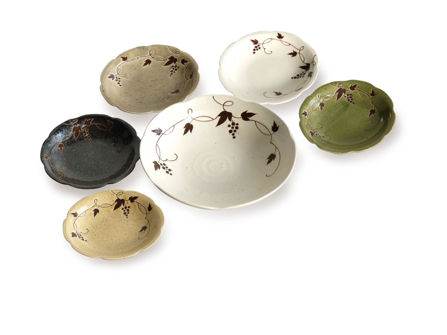 片岡鶴太郎 つたぶどう 取分揃(29681)｜【つばさ麗】通販サイト