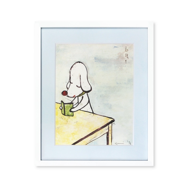 奈良美智 | 特別額装版ポスター 手旗信号少女| 森美術館オンライン