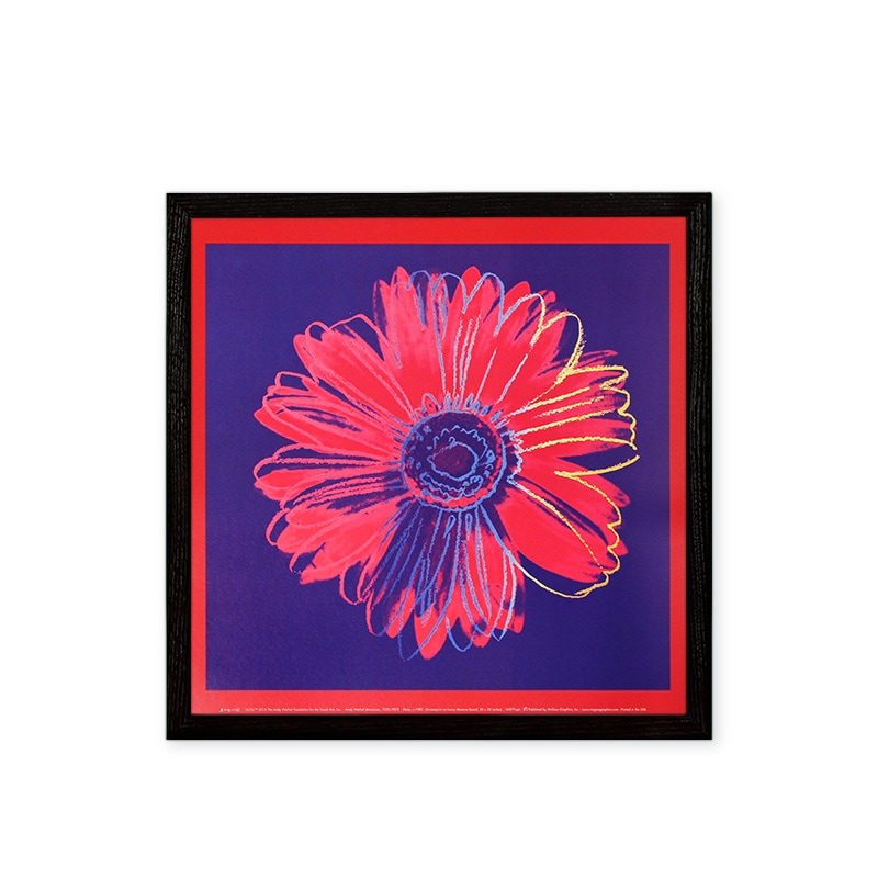 アンディ・ウォーホル | ポスター Daisy 額装付き| 森美術館オンライン