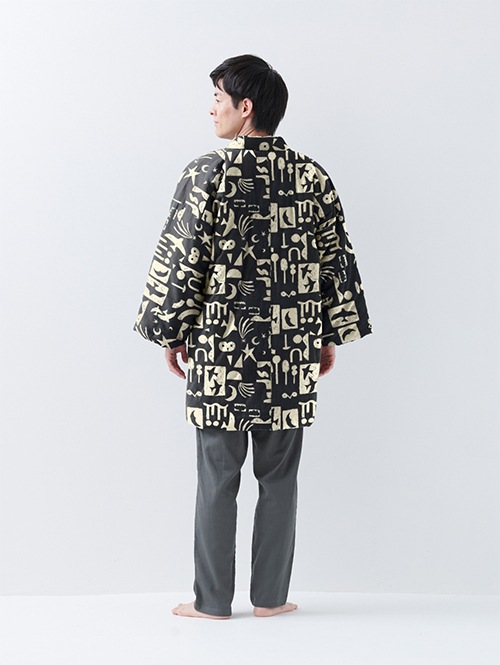 宮田織物×Saana ja Olli×steteco.com 半纏 - はんてん（Nightly