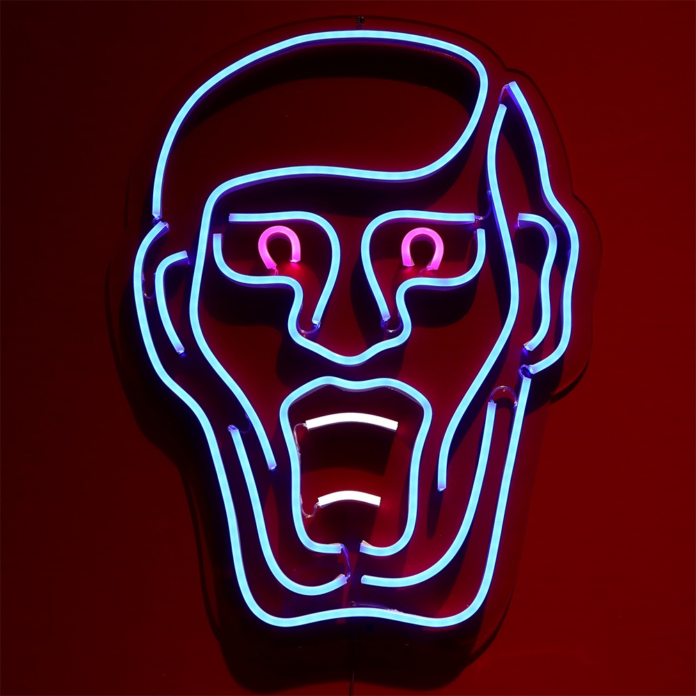 鷹の爪限定】［PDSxneoneon］あいつのネオンサイン / BLUE | 全商品