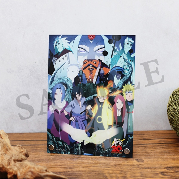 NARUTO-ナルト- アクリルパネル 20周年記念ビジュアル 疾風伝B