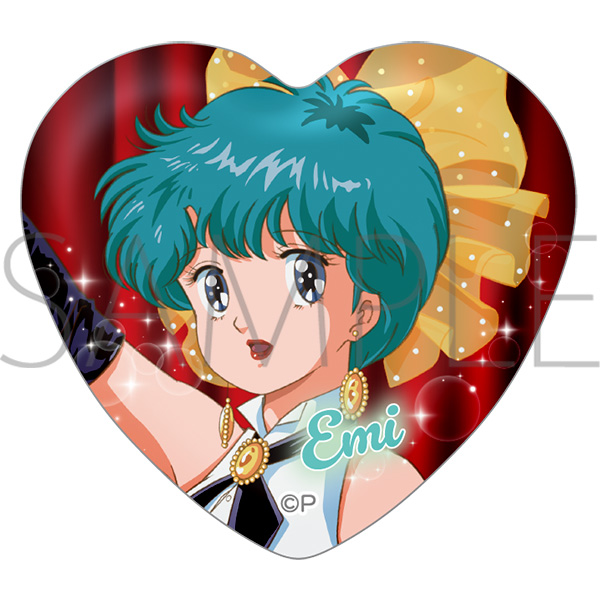 魔法のスターマジカルエミ ハート型ホロバッジセット ～40th