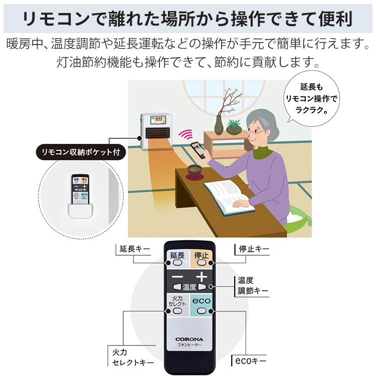 石油ファンヒーター コロナ 主に9畳用 SRタイプ 木造9畳 コンクリート