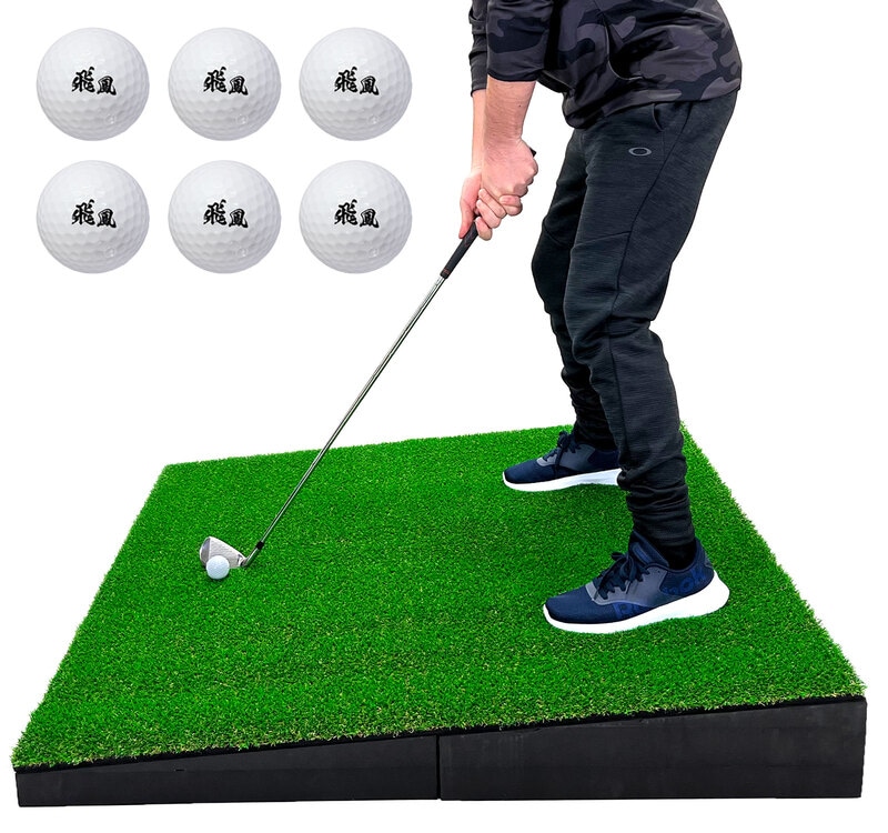 傾斜 ゴルフマット 120×120cm PGAプロと共同開発 特許取得 ゴルフ 練習